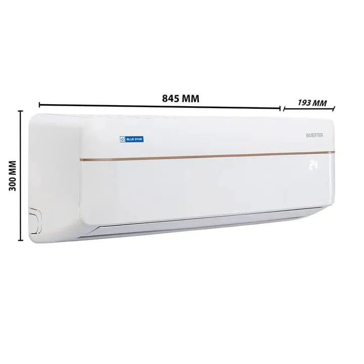 Blue Star IA518VNU/ IC518VNU 5 in 1 Convertible 1.5 Ton 5 Star Inverter Split AC with 4-Way Swing  Copper Condenser