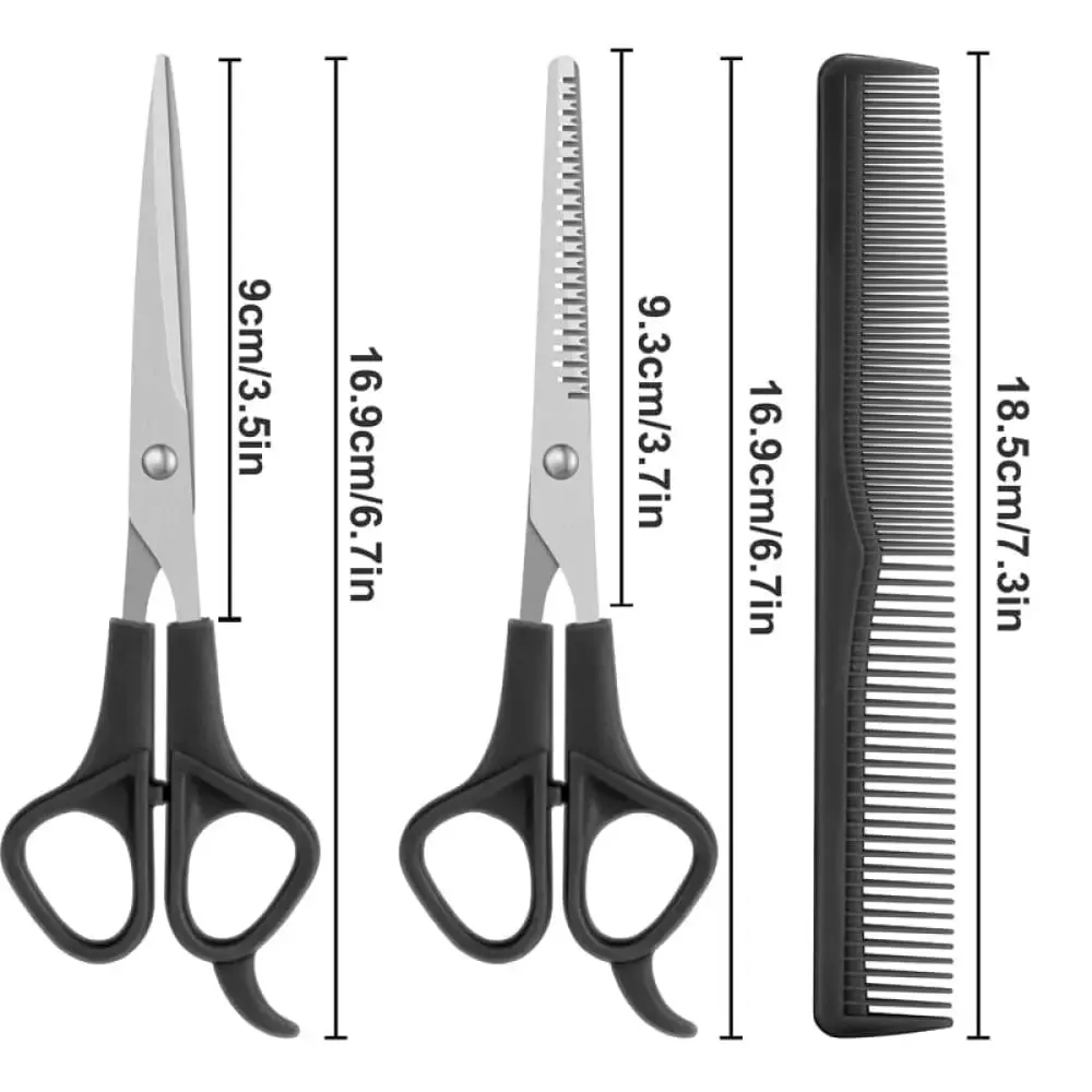 Durable Ergonomic Easy to Clean Pet Clippers Thinning Shears Hair Scissors and Comb