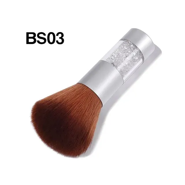 Dusting Brush Soft Hair Short Handle With Rhinestones