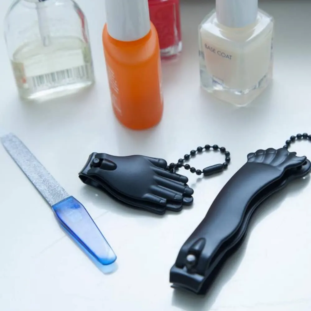 KIKKERLAND Hand And Foot Nail Clipper Combo - Black