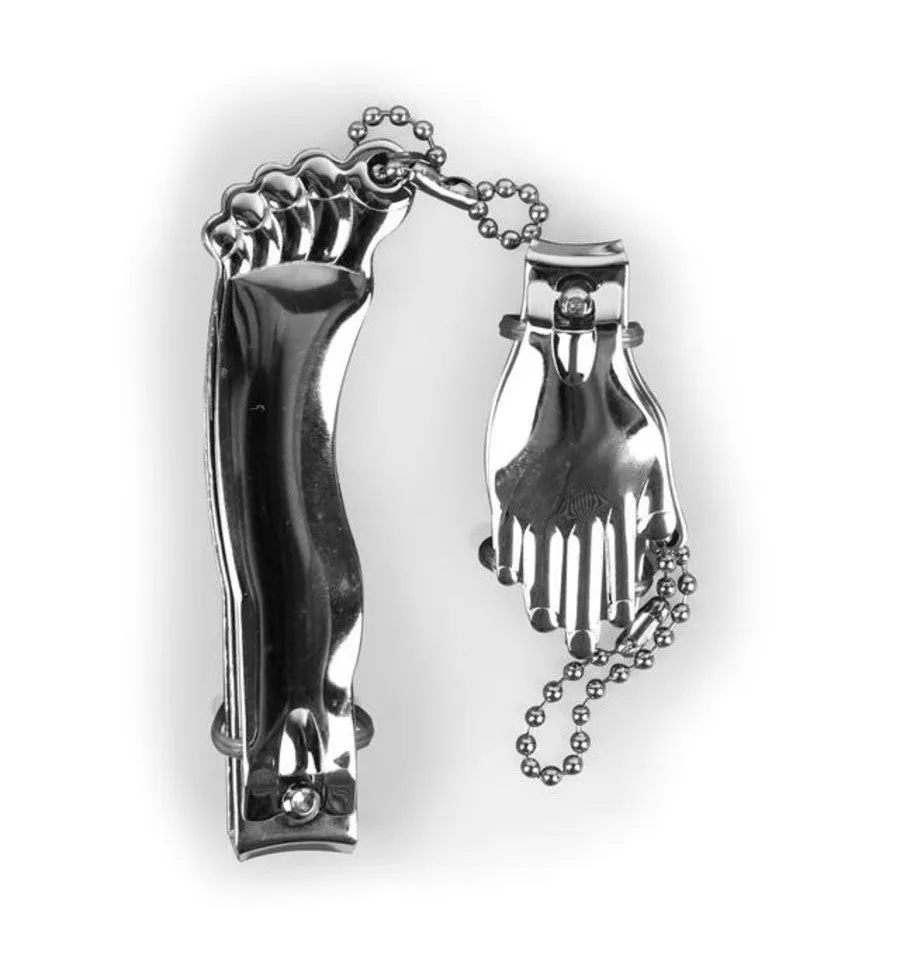 KIKKERLAND Hand And Foot Nail Clipper Combo - Silver
