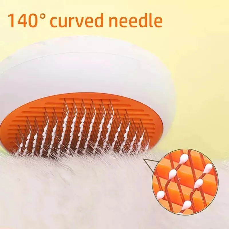 Self-Cleaning Pet Hair Removal Comb