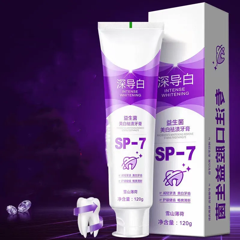 Shark Probiotic Whitening Tooth Enzyme Toothpaste – Stain Removal & Fresh Mint Flavo
