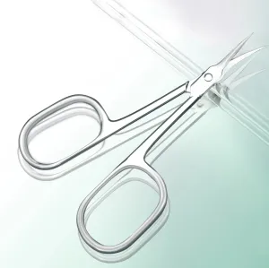 Stainless Steel Cuticle Scissors with Extra Fine Curved Blade