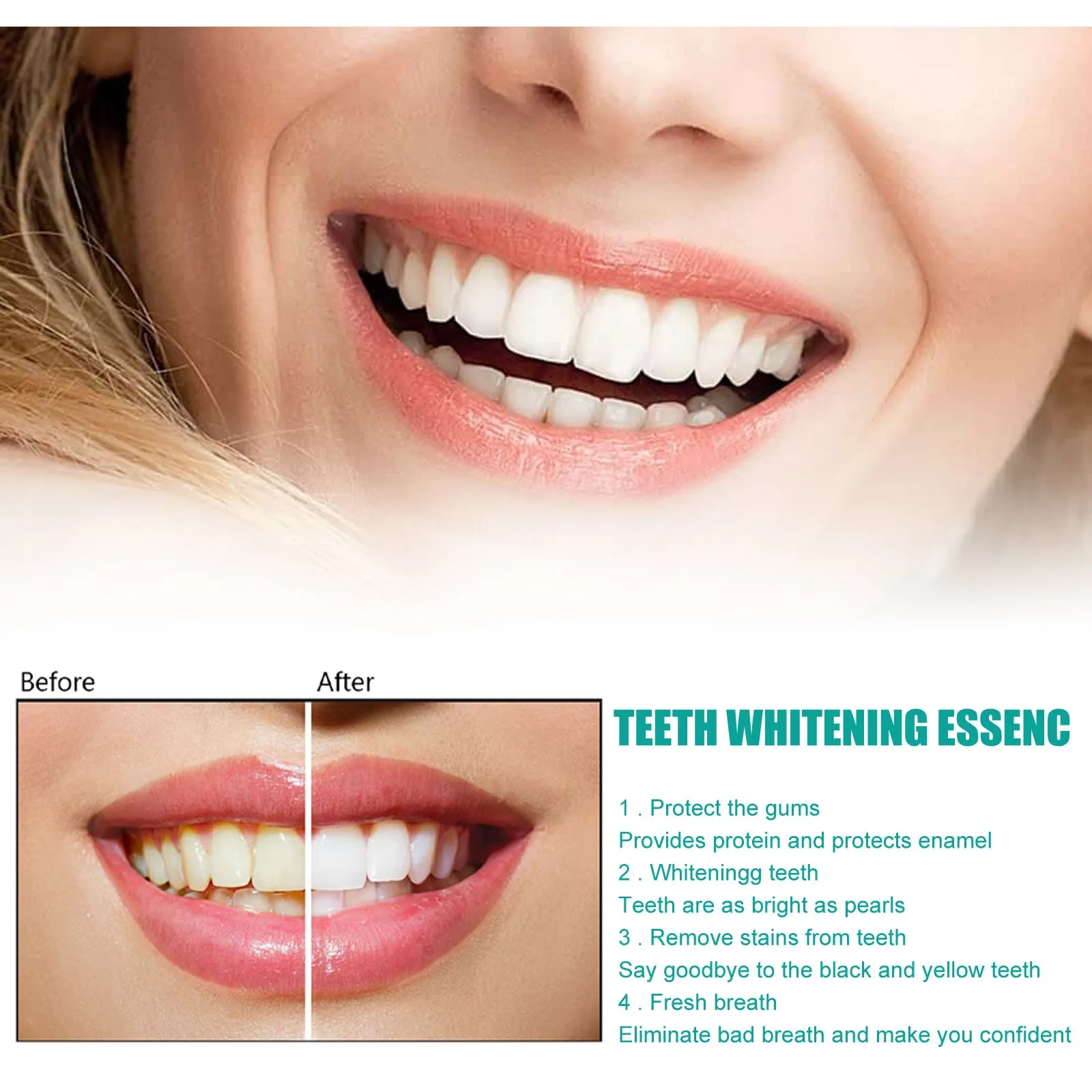 Teeth Pearl Whitening Oral Care Oral Hygiene Removal Tooth Stains Bad Breath