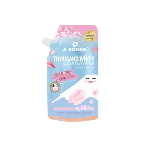 Thousand White Sugar Salt Scrub - Rose & Sakura 350g